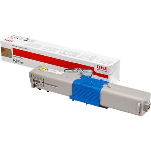 Original Oki Toner 44973533, Einzelpack, gelb Original Oki Toner 44973533, Einzelpack, gelb