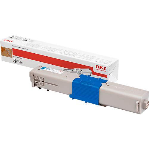Original Oki Toner 44973535, Einzelpack, cyan