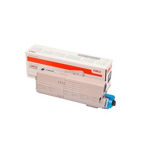 Original Oki Toner 46490608, Einzelpack, schwarz Original Oki Toner 46490608, Einzelpack, schwarz
