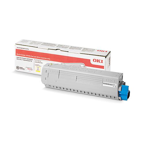 Original Oki Toner 47095701, Einzelpack, gelb