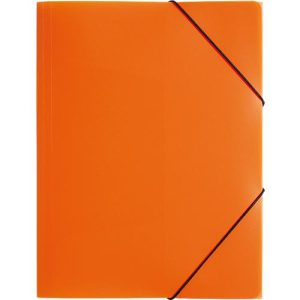 Pagna Eckspannmappe, DIN A4, aus Polypropylen (PP), drei Innenklappen, orange Pagna Eckspannmappe, DIN A4, aus Polypropylen (PP), drei Innenklappen, orange