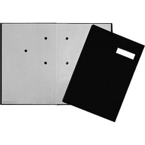 PAGNA Unterschriftenmappe, 20 Fächer, Karton/Leinenbezug, schwarz PAGNA Unterschriftenmappe, 20 Fächer, Karton/Leinenbezug, schwarz