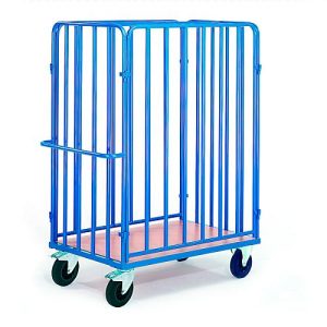 Paketwagen mit Längswänden, 1 Rückwand und 1 Vorderwand, 1000 x 640 mm Paketwagen mit Längswänden, 1 Rückwand und 1 Vorderwand, 1000 x 640 mm