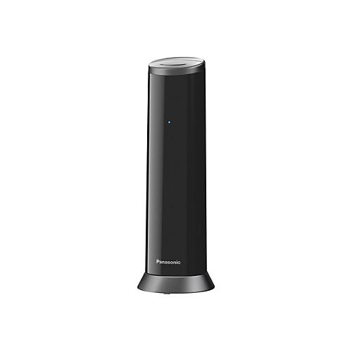Panasonic KX-TGK220 - Schnurlostelefon - Anrufbeantworter mit Rufnummernanzeige - DECTGAP - dreiweg Anruffunktion - Schwarz