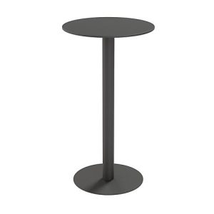 Paperflow Outdoor-Tisch Cross, rund, Tellerfuß, ⌀ 600 x H 1100 mm, schwarz/mattschwarz Paperflow Outdoor-Tisch Cross, rund, Tellerfuß, ⌀ 600 x H 1100 mm, schwarz/mattschwarz