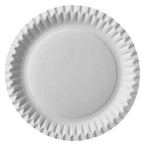 Pappteller Papstar, Einweg, rund, Ø 230 mm, mit Traktorrand, kompostierbar, 100 % Frischfaserkarton, weiß, 100 Stück Pappteller Papstar, Einweg, rund, Ø 230 mm, mit Traktorrand, kompostierbar, 100 % Frischfaserkarton, weiß, 100 Stück