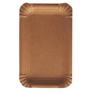 Pappteller Papstar Pure, Einweg, eckig, 100 x 160 mm, lebensmittelecht, FSC®-zertifiziert & kompostierbar, braun, 8 x 250 Stück Pappteller Papstar Pure, Einweg, eckig, 100 x 160 mm, lebensmittelecht, FSC®-zertifiziert & kompostierbar, braun, 8 x 250 Stück
