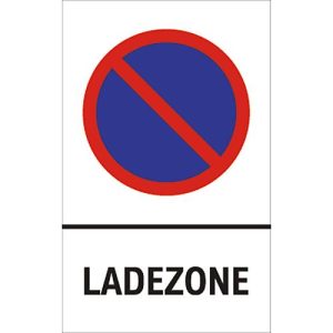 Parkverbot-Schilder, Ladezone Parkverbot-Schilder, Ladezone