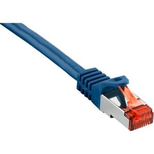 Patch-Kabel CAT6 S/FTP 1 m, blau Patch-Kabel CAT6 S/FTP 1 m, blau