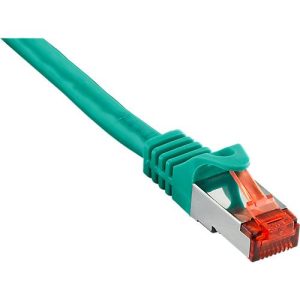 Patch-Kabel CAT6 S/FTP 1 m, grün Patch-Kabel CAT6 S/FTP 1 m, grün