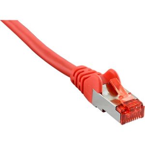 Patch-Kabel CAT6 S/FTPP 3 m, rot Patch-Kabel CAT6 S/FTPP 3 m, rot