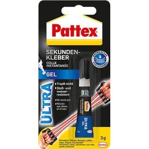 Pattex Sekundenkleber Ultra Gel, 3 g Pattex Sekundenkleber Ultra Gel, 3 g