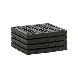 PE-Gitterroste für PE-Palettenauffangwannen CEMO 220/4 und 400/4, B 600 x T 600 x H 70 mm, 4 Stück PE-Gitterroste für PE-Palettenauffangwannen CEMO 220/4 und 400/4, B 600 x T 600 x H 70 mm, 4 Stück