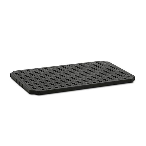 PE-Rost für CEMO Euro-PE-Auffangwanne 250/2, schwarz, B 1184 x T 780 x H 300 mm