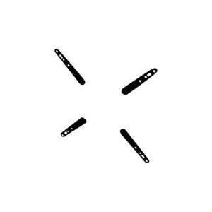 Peerless-AV ACC4X4 – Montagekomponente (VESA-Adapter) – pulverbeschichtet schwarz Peerless-AV ACC4X4 – Montagekomponente (VESA-Adapter) – pulverbeschichtet schwarz