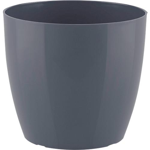 Pflanzentopf anthrazit, Ø 200 mm, 2 St.