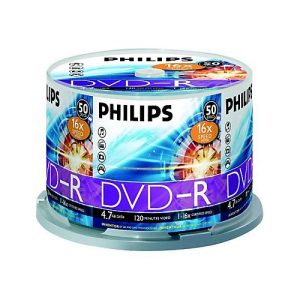 Philips DM4S6B50F – 50 x DVD-R – 4.7 GB (120 Min.) 16x – Spindel Philips DM4S6B50F – 50 x DVD-R – 4.7 GB (120 Min.) 16x – Spindel