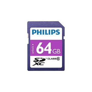 Philips FM64SD55B – Flash-Speicherkarte – 64 GB – Class 10 – SDXC Philips FM64SD55B – Flash-Speicherkarte – 64 GB – Class 10 – SDXC