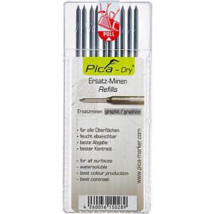 Pica DRY Ersatzminen, graphit, 10 Stück Pica DRY Ersatzminen, graphit, 10 Stück