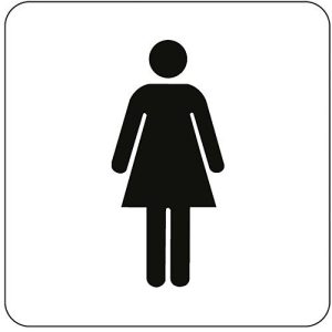 Piktogramm ‚Frauen‘, selbstklebend Piktogramm ‚Frauen‘, selbstklebend