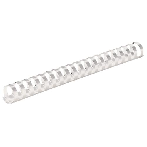 Plastikbinderücken, 19 mm, weiss, 100St.