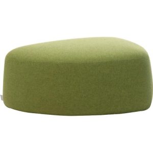 Polstermöbel Leyform GOGO Pouf, mittel, oval, B 980 x T 910 x H 390 mm, mit Gleitern, Stoffbezug, hellgrün Polstermöbel Leyform GOGO Pouf, mittel, oval, B 980 x T 910 x H 390 mm, mit Gleitern, Stoffbezug, hellgrün
