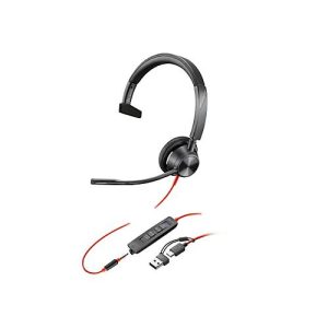 Poly Blackwire 3315 – Blackwire 3300 series – Headset – On-Ear – kabelgebunden – 3,5 mm Stecker, USB-C Poly Blackwire 3315 – Blackwire 3300 series – Headset – On-Ear – kabelgebunden – 3,5 mm Stecker, USB-C