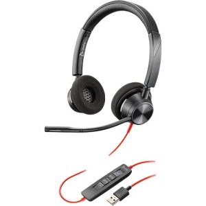 Poly On-Ear-Headset Blackwire 3325, USB-C/USB-A Adapter, Mikrofon mit Geräuschunterdrückung Poly On-Ear-Headset Blackwire 3325, USB-C/USB-A Adapter, Mikrofon mit Geräuschunterdrückung