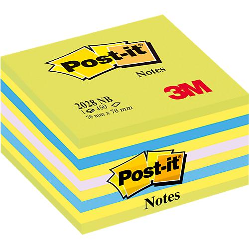 POST-IT Haftnotiz Würfel, 76 mm x 76 mm, neongrün