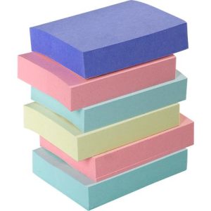 Post-it® Haftnotizen, Recycling-Papier, 51 mm x 38 mm, 6 x 100 Blatt, farbig Post-it® Haftnotizen, Recycling-Papier, 51 mm x 38 mm, 6 x 100 Blatt, farbig