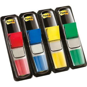 Post-it Index Streifen Mini 683-4, rot, gelb, blau, grün Post-it Index Streifen Mini 683-4, rot, gelb, blau, grün