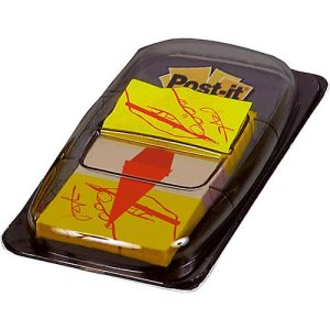 Post-it Index Streifen Standard 680-31, gelb mit Unterschrift Post-it Index Streifen Standard 680-31, gelb mit Unterschrift