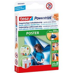 Powerstrips von tesa®, 200 g Haltekraft je Strip, 20 Stück Powerstrips von tesa®, 200 g Haltekraft je Strip, 20 Stück