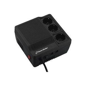 PowerWalker AVR 1000 – Automatische Spannungsregulierung – Wechselstrom 220/230/240 V – 600 Watt – 1000 VA – Ausgangsanschlüsse: 3 PowerWalker AVR 1000 – Automatische Spannungsregulierung – Wechselstrom 220/230/240 V – 600 Watt – 1000 VA – Ausgangsanschlüsse: 3