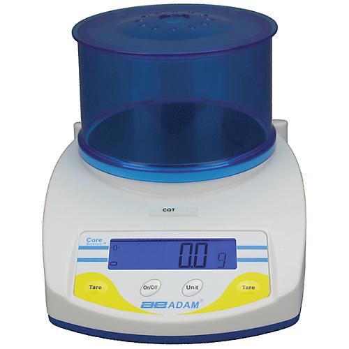Präzisions-Waage Serie Core, stapelbar, mit robustem Gehäuse, Kapazität 1,5 kg, mit Windschutz