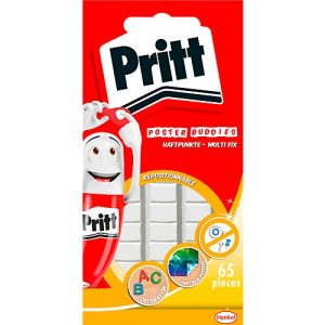 Pritt Haftpunkte Multi-Fix Poster Buddies, wiederverwendbar, 65 Stück Pritt Haftpunkte Multi-Fix Poster Buddies, wiederverwendbar, 65 Stück