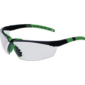 PRO FIT Schutzbrille Sprinter, EN 166, EN 170, Bügel schwarz/grün, klare Scheibe, beschlagfrei, ergonomisch PRO FIT Schutzbrille Sprinter, EN 166, EN 170, Bügel schwarz/grün, klare Scheibe, beschlagfrei, ergonomisch