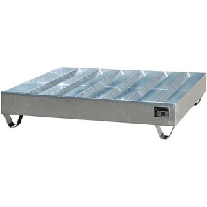 Profilwanne PW gem. StawaR, für 4 Fässer, 230 l, 78 kg, verzinkt Profilwanne PW gem. StawaR, für 4 Fässer, 230 l, 78 kg, verzinkt