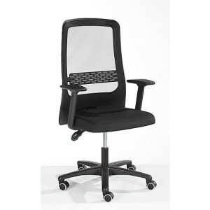 Prosedia Bürostuhl ECCON plus-3, Permanentkontakt, ohne Armlehnen, Netz-Rückenlehne, mit Lordosenstütze, Flachsitz, sw/sw Prosedia Bürostuhl ECCON plus-3, Permanentkontakt, ohne Armlehnen, Netz-Rückenlehne, mit Lordosenstütze, Flachsitz, sw/sw