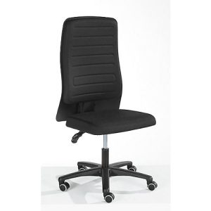 Prosedia Bürostuhl ECCON plus-3, Permanentkontakt, ohne Armlehnen, Rückenlehne gepolstert, mit Lordosenstütze, Flachsitz, schwarz Prosedia Bürostuhl ECCON plus-3, Permanentkontakt, ohne Armlehnen, Rückenlehne gepolstert, mit Lordosenstütze, Flachsitz, schwarz