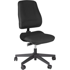 Prosedia Bürostuhl LEANOS V ERGO, Synchronmechanik, ohne Armlehnen, Bandscheibensitz, schwarz/schwarz Prosedia Bürostuhl LEANOS V ERGO, Synchronmechanik, ohne Armlehnen, Bandscheibensitz, schwarz/schwarz