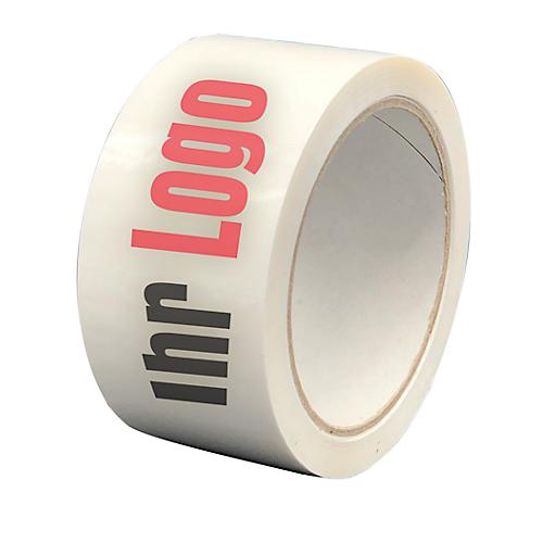PVC-Klebeband, 2-farbiger Druck, weiß, 72 Rollen
