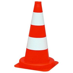 PVC-Leitkegel, tagesleuchtend, 1,3 kg, H 500 mm PVC-Leitkegel, tagesleuchtend, 1,3 kg, H 500 mm