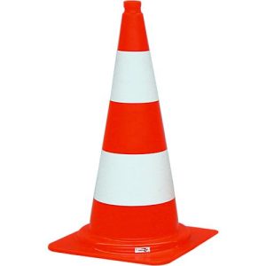 PVC-Leitkegel, tagesleuchtend, 4,3 kg, H 750 mm PVC-Leitkegel, tagesleuchtend, 4,3 kg, H 750 mm