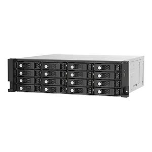 QNAP TL-R1620Sep-RP – Festplatten-Array – 16 Schächte (SATA-600 / SAS-3) – SAS 12Gb/s (extern) – Rack – einbaufähig