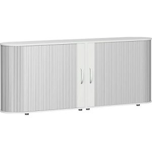 Querrollladenschrank Alicante, B 2000 x T 400 x H 828 mm, lichtgrau