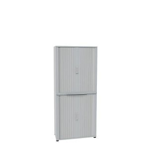 Querrollladenschrank, zweiteilig, B 1000 mm, 6 OH, lichtgrau Querrollladenschrank, zweiteilig, B 1000 mm, 6 OH, lichtgrau