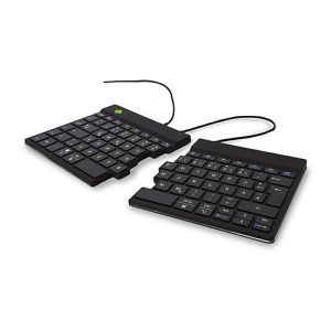 R-Go Split Ergonomische Tastatur, QWERTZ (DE), schwarz, drahtgebundenen – Tastatur – QWERTZ – Deutsch – Schwarz R-Go Split Ergonomische Tastatur, QWERTZ (DE), schwarz, drahtgebundenen – Tastatur – QWERTZ – Deutsch – Schwarz