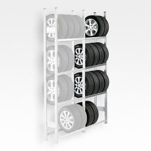 Räderregal R 3000, Anbaufeld, H 2967 x B 2019 mm, 4 Traversenpaare Räderregal R 3000, Anbaufeld, H 2967 x B 2019 mm, 4 Traversenpaare