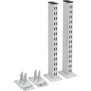 Rasterrohrpaar Treston, für TED-Arbeitstische, bis 90 kg, B 70 x T 100 x H 418 mm, Stahl, hellgrau Rasterrohrpaar Treston, für TED-Arbeitstische, bis 90 kg, B 70 x T 100 x H 418 mm, Stahl, hellgrau